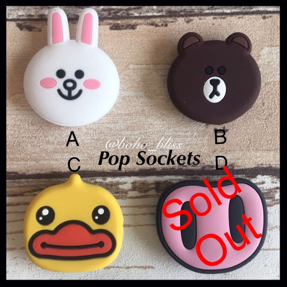 POP SOCKET | Animal Phone Holder Stand NEW - Picture 2 of 6